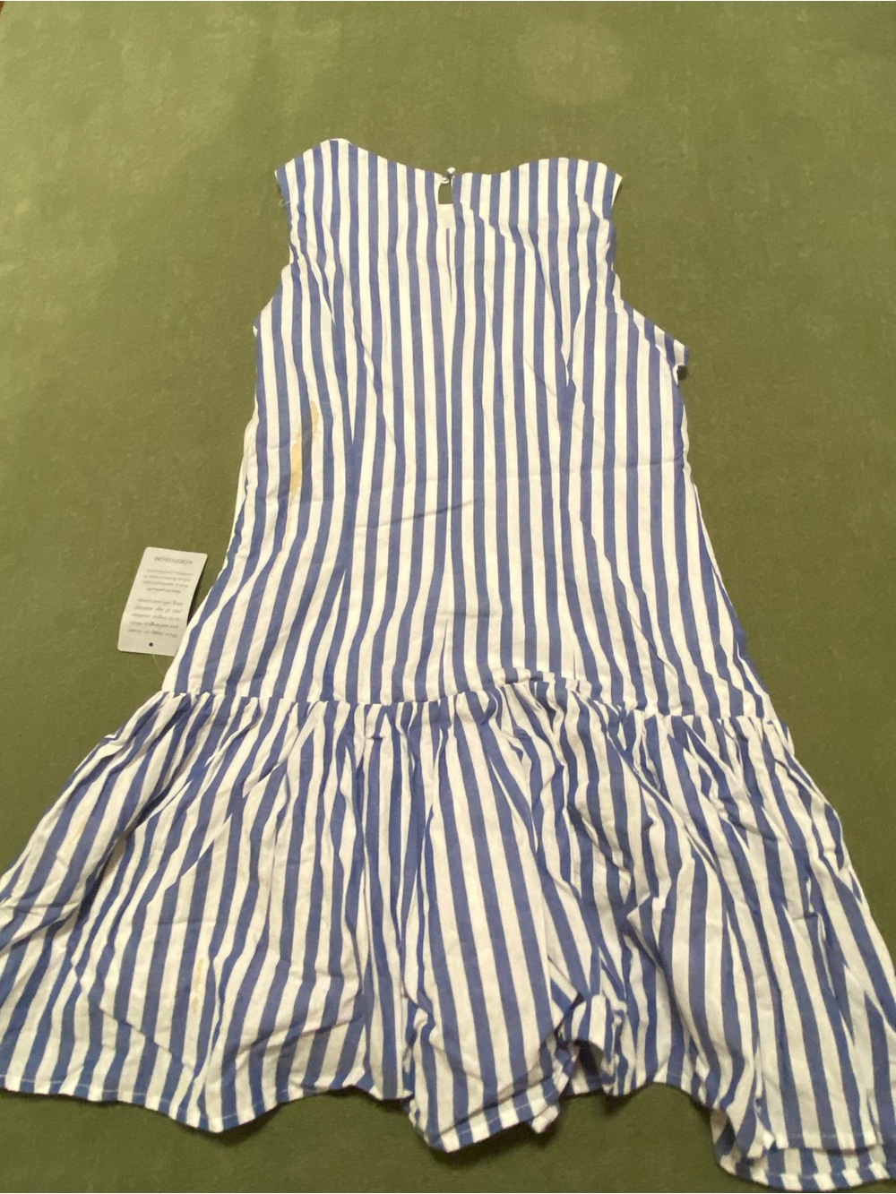 Pedal and pup blue stripe dress size 4